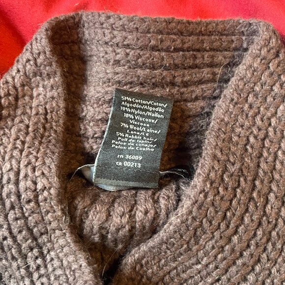 Calvin Klein Women's Size M Cap Sleeve Wool Blend Cardigan - Picture 3 of 4